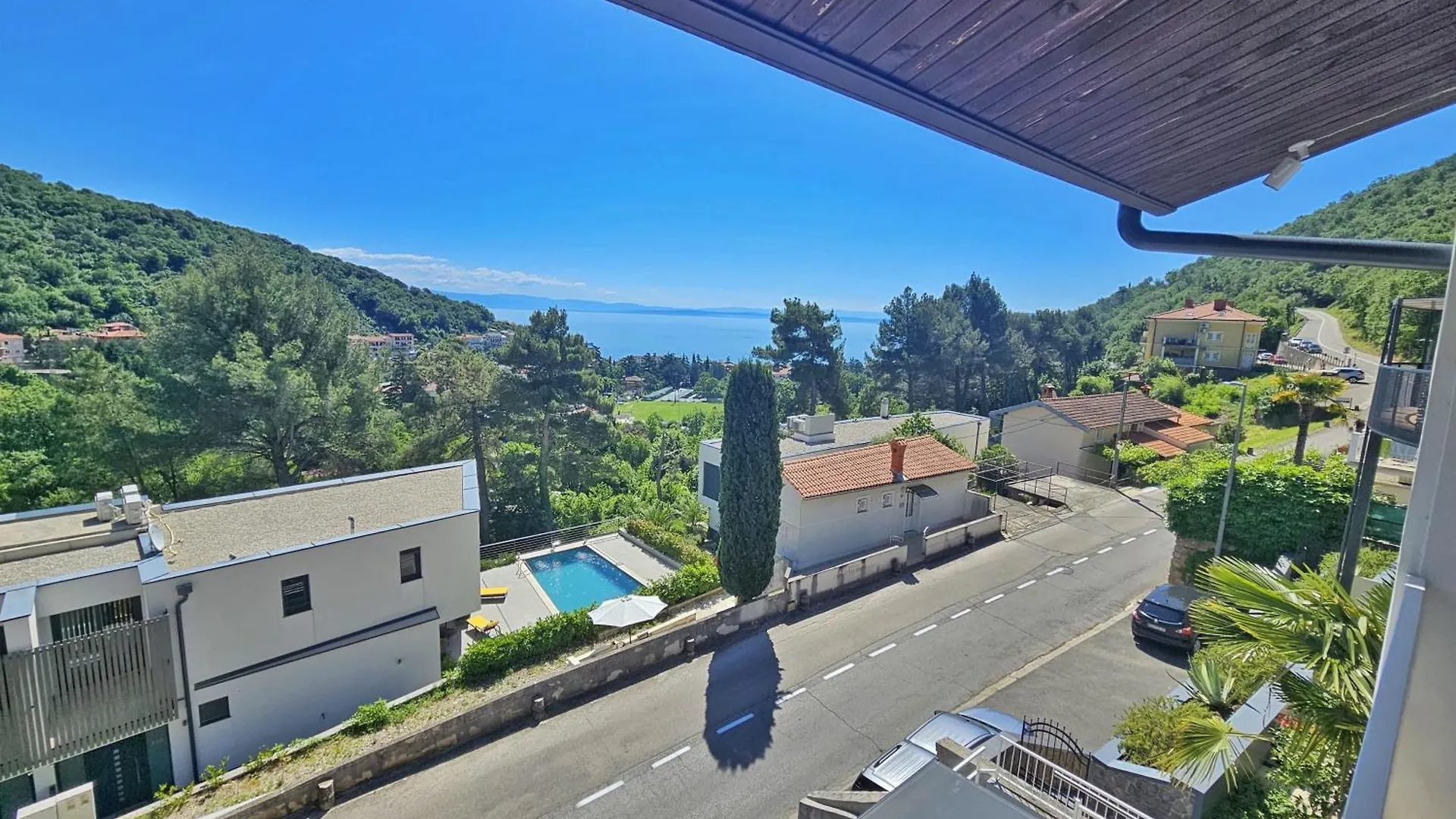 Penthouse Apartment Draga Sky In Moscenicka Draga With Free Parking, One Balcony And One Terrace Croatia